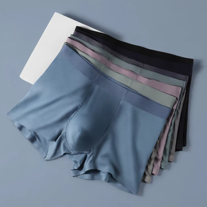 <span class=keywords><strong>Miiow</strong></span> OEM&ODM Vente en gros personnalisée Impression numérique Boxers en coton tricoté respirant à taille mi-haute pour adultes Sous-vêtements pour hommes - Product Image 4