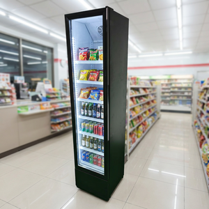 Réfrigérateur vitrine 175L sans éclairage, sans givre, circulation d'air, température précise, pour boissons, bières, refroidisseur, armoire réfrigérante - Product Image 2