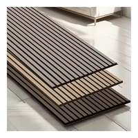 Panneau acoustique en placage de bois Akupanel avec support en feutre PET pour studio d'enregistrement, salle de podcast et espace musical