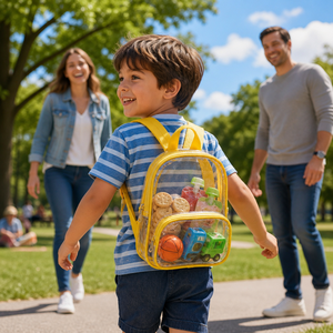 <span class=keywords><strong>Mochila</strong></span> <span class=keywords><strong>Transparente</strong></span> para Niños, PVC, <span class=keywords><strong>Preescolar</strong></span>, Jardín de Infancia, Impermeable, Pequeña, Aprobada para Estadios - Product Image 2