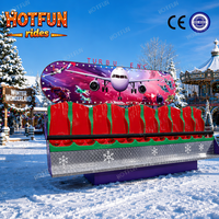 Manège mobile portable Crazy Wave pour enfants, équipement de jeu de carnaval monté sur remorque, mini manèges Miami