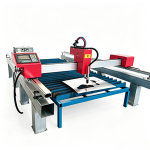 Machine de découpe plasma CNC professionnelle avec système de découpe de plaques de 45 mm d'épaisseur, découpeuse à flamme précise certifiée CE, découpeuse de métal CNC - Product Image 2