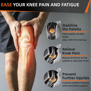 AOFIT Nouvelle Sangle de Soutien Rotulien Ajustable pour Soulagement de la Douleur au Genou, avec Logo Personnalisé, pour Sport et Fitness - Product Image 5