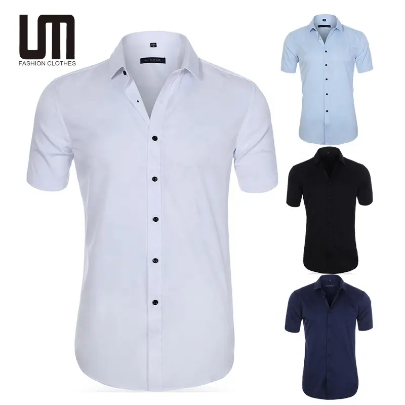 Liu Ming新製品販売2024夏メンズ服ファッション無地半袖スリムフィットTシャツ