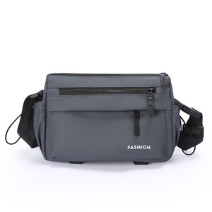 Nouveau Sac Messager Homme en Cuir PU de Haute Qualité, Imperméable, avec Fermeture Éclair, Sac à Bandoulière Extérieur pour Moto - Product Image 1