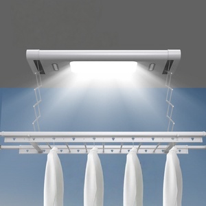 Tendedero eléctrico inteligente con control remoto, elevación totalmente automática, telescópico, con control por voz, para balcones domésticos. - Product Image 2