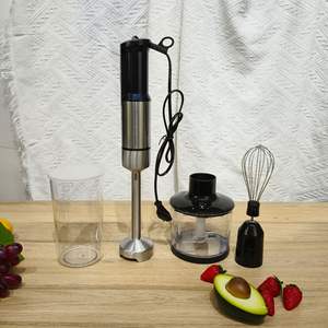 4 In 1 <span class=keywords><strong>Blender</strong></span> Set 4 Blade Zilver High Speed <span class=keywords><strong>Blender</strong></span> Multifunctionele Commerciële <span class=keywords><strong>Blender</strong></span> Handmixer - Product Image 4