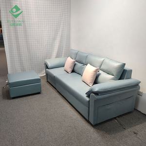 การออกแบบใหม่แสงสี<span class=keywords><strong>ฟ้า</strong></span>หนัง Faux L ราคาถูกโซฟาตุ๊กตาตัด BK016 - Product Image 6
