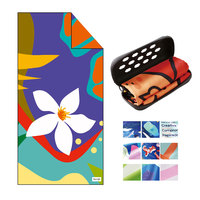 Serviette de plage légère en microfibre séchage rapide voyage Camping serviette de gymnastique sport Yoga natation serviettes de plage sans sable