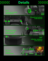 Play station 5 VR Machine Fabricant Réalité Virtuelle 9D Magic Simulator Machine 4 Sièges 360 UFO VR Game Machine VR Star Space