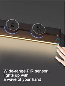 ユニバーサルウォールパワートラックソケットオフィスデスクパワーレールシステム電気コンセント - Product Image 4