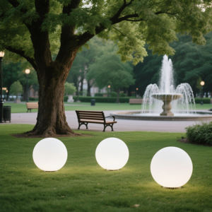 Bola de luz Solar de jardín IP68, luz LED flotante RGB <span class=keywords><strong>para</strong></span> exteriores, resistente al agua, 12V CC, decoración alimentada por baterí<span class=keywords><strong>a</strong></span> <span class=keywords><strong>para</strong></span> jardines y piscinas - Product Image 4