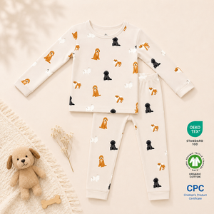 Pyjamas pour bébés à pieds en modal, faible MOQ, vêtements pour enfants, étiquette personnalisée, meilleur prix du Vietnam - Product Image 2