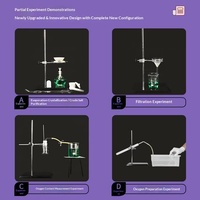 Ensemble complet d'équipements d'expérimentation en chimie du verre pour les élèves du collège/lycée et les élèves du primaire (8-9 ans)