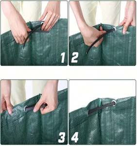 Webbing Home Heavy Duty <b>Garden</b> Garbage <b>Bag</b> Storage Leaf <b>Bags</b> Reusable Collapsible Yard <b>Garden</b> <b>Bag</b> Customized Logo - Product Image 6