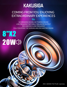 Altavoz <span class=keywords><strong>Karaoke</strong></span> KAKUSIGA con Luz LED de Llama, Altavoz Inalámbrico para Fiestas, Altavoz de Gran Potencia para Exteriores - Product Image 5