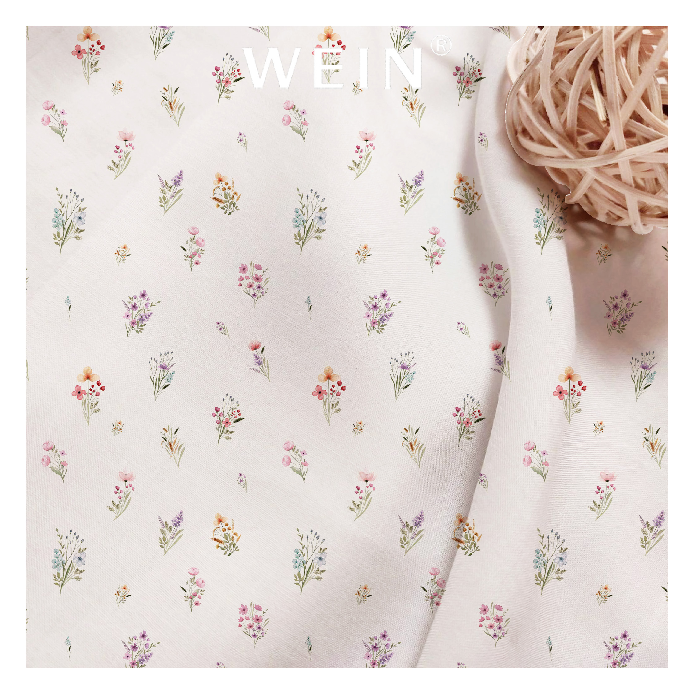New Design Woven Plain Digital Print Floral Pattern 100% Rayon Fabric for Girls & Boys Dresses & Skirts