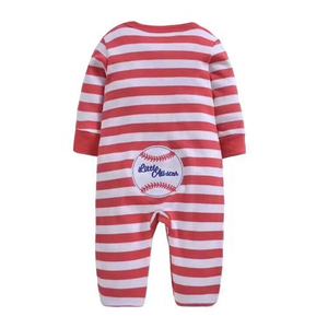 ملون جميل 100% مريلة من القطن بذلة الرضع الخريف الشتاء طويلة الأكمام القطن الطفل منامة مع القدم - Product Image 2