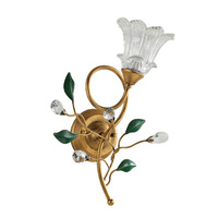 Applique murale américaine moderne et simple de style européen Design créatif de fleurs pour chambre à coucher chevet salon lustre suspendu français