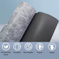 Rouleau d'isolation acoustique en feutre vinyle massif (MLV) pour murs et sols, barrière anti-bruit