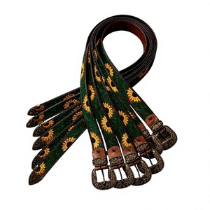 Ceintures en cuir véritable de buffle vintage, longueur personnalisée, boucle à ardillon, imperméables, durables, largeur 3,8 cm, pour homme - Product Image 4