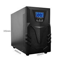 Onduleur monophasé en ligne de type tour 3 kVA/2,4 kW avec batterie au plomb intégrée pour usage domestique et petites salles informatiques