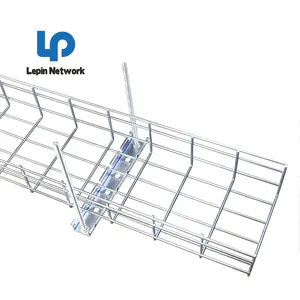ningbo lepipn hot sell wire mesh cable tray high quality stainless steel ss Cable Tray wire mesh cable basket manufacturer