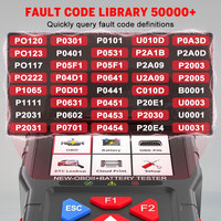 Escáner Lector de Códigos OBD2 para Coche JFIND JF700 Ultra, Herramientas de Diagnóstico, Kit de Reparación para Borrar Fallos de Motor con Prueba de Estado de la Batería