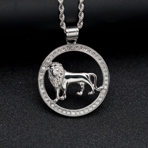 Collier Pendentif Homme Lion Doré Style Hip Hop Punk Cool et Original – Vente en Gros - Product Image 5