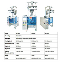Machine de remplissage verticale compacte multifonctionnelle pour bâtonnets de miel, avec scellage automatique 3/4/3 côtés, pour ketchup, pâte de piment, jus et liquides