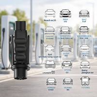 Adaptador CCS2 GBT DC de 300KW 300A, 1000V, Nuevo, Impermeable IP55, Convertidor de Carga Rápida CCS Combo 2 para Autos Eléctricos de China, BYD, Avatr, ZEEKR