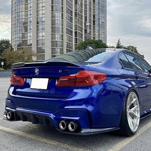 Aileron arrière en fibre de carbone polie style DA/PRO pour berline DGRCCS Série 5 F18/F10 M5 2009-2017 avec ruban adhésif - Product Image 5