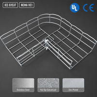 Bac à câbles ventilé ouvert en treillis métallique anti-oxydation, hauteur personnalisable, pour site de distribution d'énergie et utilisation générale