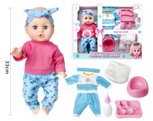 Vente en gros 14 pouces Reborn <span class=keywords><strong>Baby</strong></span> Doll Jouet en silicone souple vivant pour enfants Poupées en plastique pour filles et garçons - Product Image 2