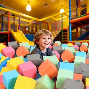 Blocs de mousse et d'éponge Woxin, cube de <span class=keywords><strong>trampoline</strong></span> souple pour aire de jeux intérieure, ensemble de 48 pièces - Product Image 6