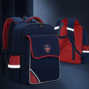 Sac à dos Oxford léger avec fermeture éclair pour écoliers du primaire (CP-CM2) garçons et filles, avec soutien dorsal amélioré - Product Image 3