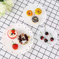 Beliebter 3-stufiger Plastik-Cupcake-Ständer für Hochzeit Geburtstag Party Dekoration Kuchen Dessert-Vorführständer
