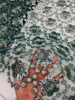 Zèle 2024 luxe africain paillettes dentelle avec perles Net mariée dentelle tissu nigérian mariage décoration de la maison au crochet Technique