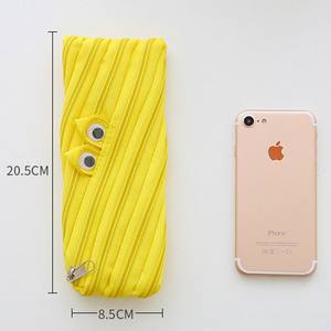 Trousse à Crayons Dessin Animé Grandes Yeux Promotion <span class=keywords><strong>Cadeau</strong></span>, Étui à Stylos Durable, Trousse de Maquillage, Fournitures Scolaires, Papeterie Enfant, Sac à Fermeture Éclair - Product Image 4