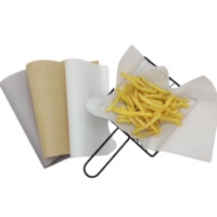 Fabricant de papier résistant à la graisse imprimé sur mesure, papier d'emballage pour hamburger et sandwich