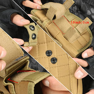 ซองกันน้ำระบบยุทธวิธีไอดับบลิวบ์พร้อมคลิปโลหะเสริมแรงกระเป๋าปืนกันน้ำสำหรับสายพานซองหนัง <span class=keywords><strong>ccw</strong></span> แบบดึงเร็ว - Product Image 4