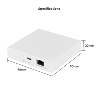 Passerelle intelligente ChuYun 2025 moderne compatible Tuya Matter Thread Zigbee, contrôle vocal, hub Wifi, pont pour maison intelligente