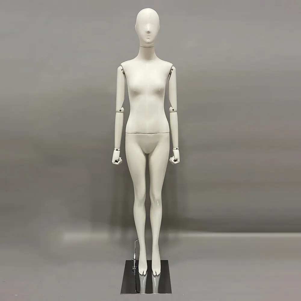 Vente en gros de mannequins féminins complets en boutique mannequins blancs personnalisés pour la présentation complète du corps