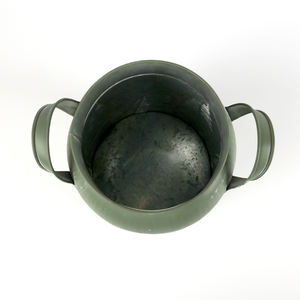 Tarro <span class=keywords><strong>de</strong></span> leche <span class=keywords><strong>de</strong></span> granja verde claro <span class=keywords><strong>de</strong></span> Metal con hojas blancas creativas, decoración <span class=keywords><strong>Interior</strong></span>, adorno, maceta <span class=keywords><strong>de</strong></span> jardín, contenedor, embalaje <span class=keywords><strong>de</strong></span> regalo - Product Image 4