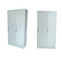 Casier métallique moderne de haute qualité à 2 portes avec serrure, adapté aux dortoirs, écoles et appartements