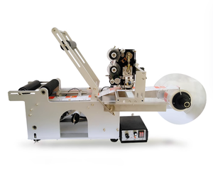 라운드 음료 와인 식초 맥주 병 바이알 캔 날짜 코더 인쇄 기계 라벨링 기계 - Product Image 4