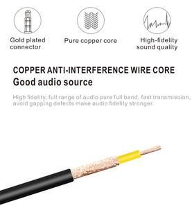 Câble audio vidéo stéréo AUX 3,5 mm mâle vers 3 RCA mâle pour smartphones, MP3, tablettes, enceintes, home cinéma - 3,5 mm droit 1 m - Product Image 3