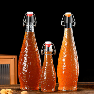 Pot <span class=keywords><strong>hermétique</strong></span> à <span class=keywords><strong>bouchon</strong></span> oscillant en verre de qualité alimentaire de 34oz, stockage <span class=keywords><strong>hermétique</strong></span> de vinaigre/sauce/boisson froide, cuisine française - Product Image 5