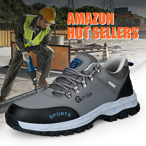 GUYISA Nuevo Estilo Zapatos de Seguridad Resistentes al Desgaste Botas de Trabajo con Punta de Acero para Hombre Calzado Industrial y de Exterior - Product Image 5
