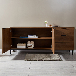 Home Styles 2-Door <strong>3</strong>-<strong>Drawer</strong> Dresser Vanity Wood Panel Sideboard Cabinet for Bedroom Furniture <strong>Chest</strong> <strong>of</strong> <strong>Drawers</strong> - Product Image 3